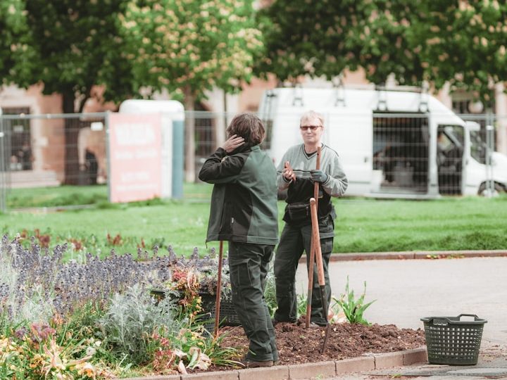 Unsere Gärtner im Einklang mit den Anwohnern